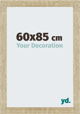 Image de Cadre de puzzle 60x85 cm - Chêne Sonoma - MDF - Mura