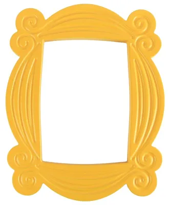 Image de Cadre de porte jaune unique, idéal comme décoration murale