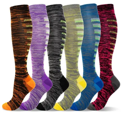 Productafbeelding van Solidchoice - Uni Compressiekousen voor Sport en Activiteiten, 6 Paar
