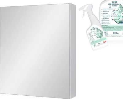 Produktbild von Spiegelschrank 50 cm IDA AM-MSL-503-07 Haushalts-Essiggel gratis
