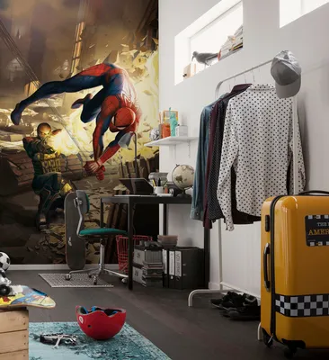 Produktbild von Komar Vlies Fototapete - Marvel Spider-Man Dodge - Größe 150 x 250 cm