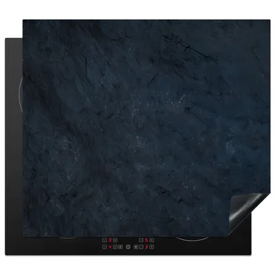 Obrázok produktu pre KitchenYeah® Kryt indukčnej dosky - betón - sivý - cement - krycia doska indukcie, 59x52cm, kuchynská dekorácia, keramický kryt varnej dosky, krycia doska varnej dosky
