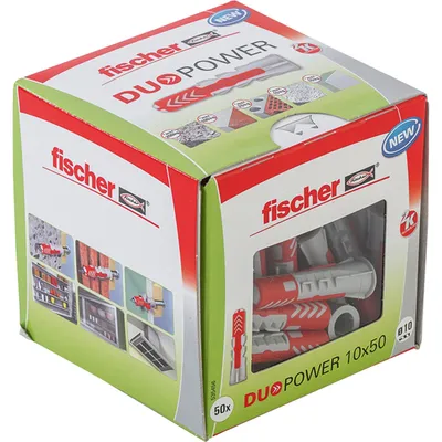 Immagine prodotto di fischer Duopower 10 x 50, confezione da 50 pezzi.