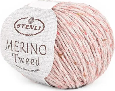 Zdjęcie produktu dla Włóczka Stenli Merino Tweed 39102 / pudrowy róż