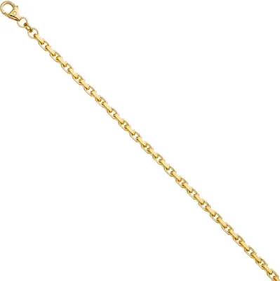 Produktbild von 3mm Ankerarmband Armband Armschmuck aus 333 Gold Gelbgold diamantiert 21cm