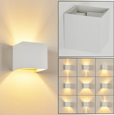Produktbild von Vaccina »Vaccina« moderne Wandlampe aus Metall in Weiß