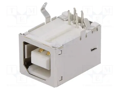 Produktbild von 1x Buchse mit 90°-Winkel USB B THT PIN: 4 abgeschirmt 67068-9000 USB und IEEE139