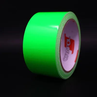 Produktbild von 10m Zierstreifen 40mm Neon Grün Dekorstreifen Auto Motorrad Boot Modellbau Klebestreifen