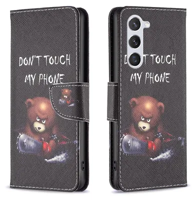 Produktbild von Für Samsung Galaxy S23 5G Kunst-Leder Handy Tasche Motiv 1 Hülle Etuis Schutz