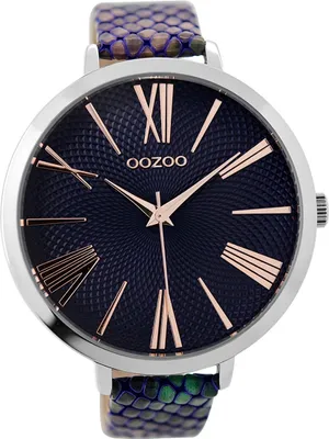 Image de Oozoo métal femme montre analogique à quartz bracelet bleu Timepieces D2UOC9215A