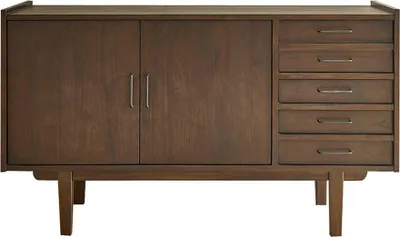 Produktbild von Badezimmermöbel Mindi Holz 135 cm Schubladen