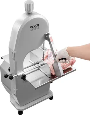 Produktbild von 1800 W gewerbliche elektrische Fleischbandsäge, Edelstahl-Knochensägemaschine