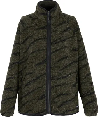 Produktbild von Regatta - "Frankie" Fleecejacke für Damen, Durchgehender Reißverschluss, Teddyfleece RG12074 (44 DE) (Khakigrün/Schwarz)