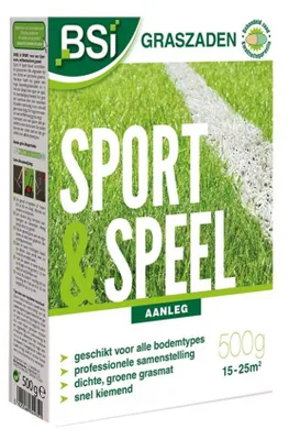 Productafbeelding van BSI Graszaad Sport en Speel, 500 gram