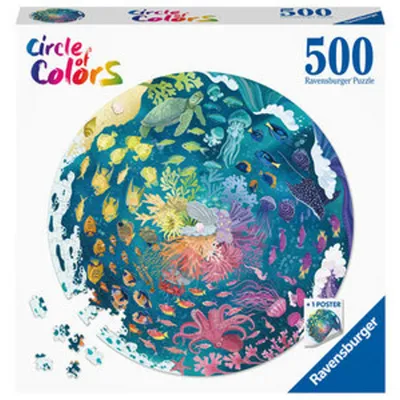 Produktbild von Ravensburger Puzzle 17170 Circle of Colors - Ocean & Submarine 500 Teile Puzzle