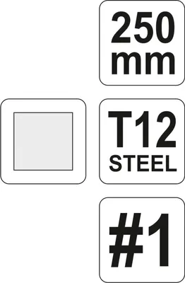 Produktbild von YATO Feilenblatt YT-6224 250mm