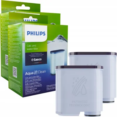 Produktbild von SET 2ks Vodný filter AquaClean Click&Go systém PHILIPS Saeco 421946039401 CA6903/10 Kalový a vodný filter pre kávovar Automatický kávovar