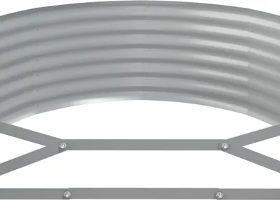Immagine prodotto di Letto da Giardino in Acciaio Zincato 322x100x36 cm Antracite