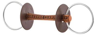 Produktbild von Beris Bits Wassertrense Lederstange Soft Ring 7,5 cm Stangengebiss 130