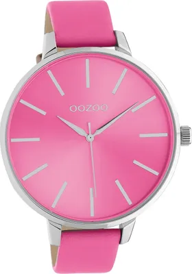 Produktbild von Oozoo Damen Armbanduhr pink Analog Timepieces Lederarmband D2UOC10984