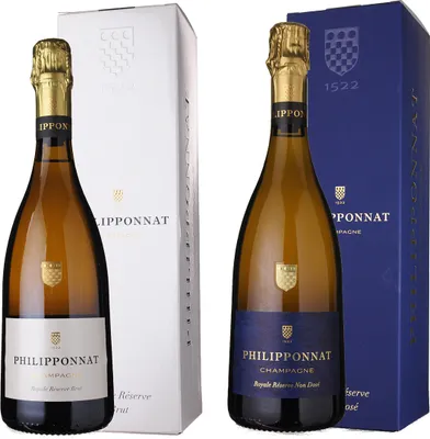 Image de Champagne Philipponnat - Royale RŽserve & Royale RŽserve non dosŽ - Sous Žtui 75cl