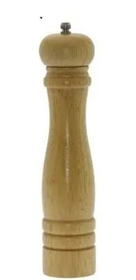 Image de Poivrière classique en bois clair, hauteur de 25 cm