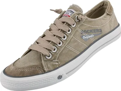 Produktbild von Dockers by Gerli Herren Canvas Sneaker Schuhe 30ST027-790450 Sand, Schuhgröße:43 EU