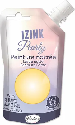 Obrázek produktu pro Aladine Aladine Izink Perleťová barva 80 ml pastelově žlutá