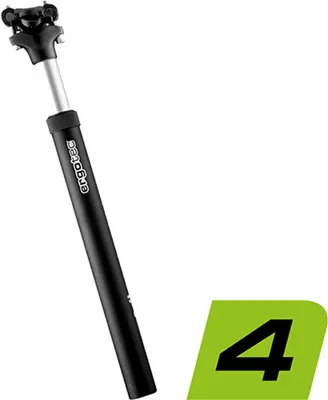 Produktbild von Ergotec Gefederte Patentsattelstütze SP-5.0 Aluminium Ø=316mm L=350mm schwarz