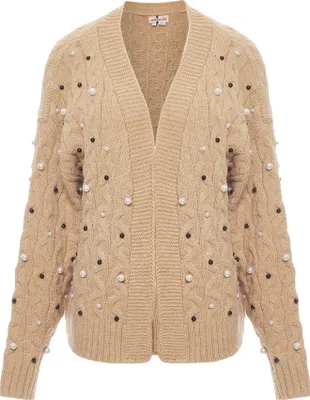 Produktbild von nascita damen strickjacke - beige, XS/S