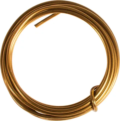 Produktbild von Alu-Draht, 2 mm, 2m Gold