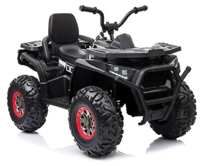 Image de Quad électrique XMX607 noir Siège en cuir Pneus EVA Phares avant LED 2x45W