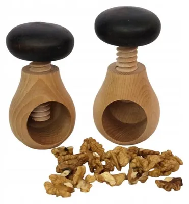 Produktbild von Dani-Drew Nussknacker Pilzform aus Buchenholz