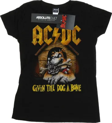 Image de AC/DC - "Give The Dog A Bone" T-shirt pour femme BI4655 (XL) (Noir)