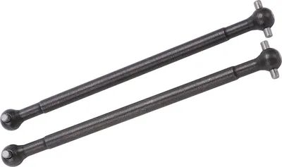 Imagen del producto de 2 unidades de ejes de transmisión traseros de acero , piezas de repuesto para coche de juguete a control remoto, compatibles con vehículos todoterreno a escala 1/10 de ZD Racing, modelos 10 y 7191