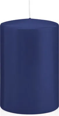 Produktbild von 24 Stumpen Kerzen Dunkelblau 6 x 3,8 cm (H X D) deutsche Marken Kerzen aus 100% Paraffin Wachs in er RAL Kerzen Qualität