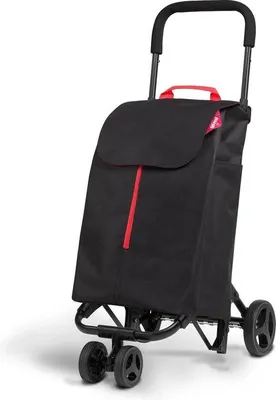 Produktbild von Famanu Einkaufstrolley mit Rädern - Faltbar - Abnehmbare Einkaufstasche