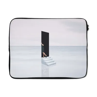 Produktbild von MuchoWow® Laptop Hülle 15 Zoll Vintage - Tür - Abstrakt Laptoptasche - Laptoptasche - Sleeve - Rundum-Schutz
