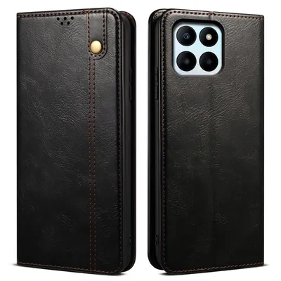 Image de Etui pour Honor X6b étui en cuir avec fonction stand noir