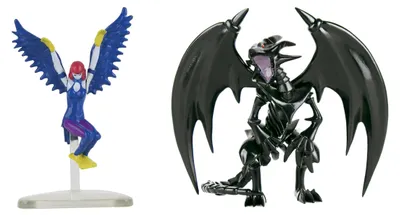 Produktbild von Super Impulse Yu-Gi-Oh! Actionfiguren 2er Pack Red-Eyes Black Dragon & Harpie Lady 10 cm