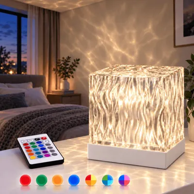 Produktbild von Polarlicht Projektor mit 16 Farben und Fernbedienung, USB-C Nordlicht Lampe, 5W Sternenhimmel Projektor, Schönes mood lighting, für Schlafzimmer, Kind