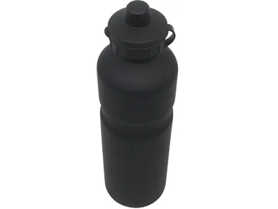 Produktbild von Schwarze Leichte Aluminium Trinkflasche Rennrad 750 ml Alu Flasche Fahrrad mit Schnellverschluss