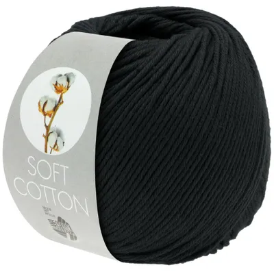 Produktbild von Lana Grossa - Soft Baumwolle 0034 schwarz
