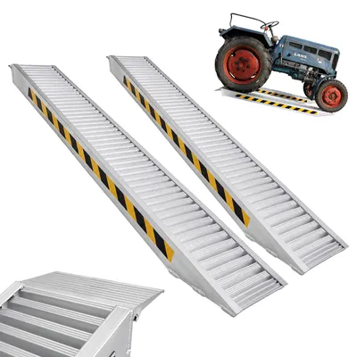 Produktbild von TRUTZHOLM 2x Schwerlastrampe 3800 kg Länge 212 cm Alu Breite 30 cm für Minibagger Kettenfahrzeuge