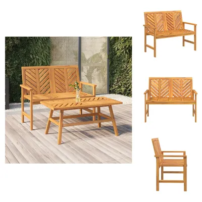 Produktbild von vidaXL Gartenbank 109 cm Massivholz Akazie -  Gartenbänke