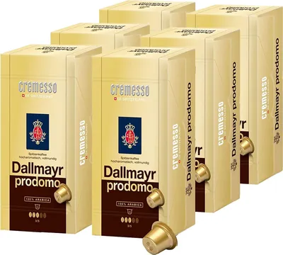 Produktbild von Cremesso Dallmayr Prodomo, Kaffeekapsel, Kaffee, Leichte Röstung, Cremesso, 3/5, Gold