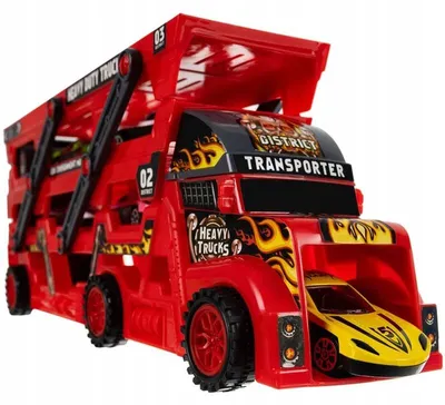 Produktbild von Kruzzel 22515 Roter Spielzeug-LKW