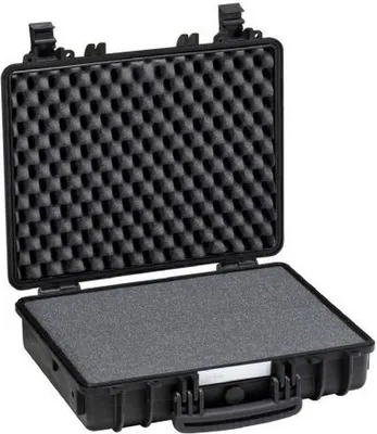 Produktbild von Explorer Cases 4412HL.B Transportkoffer mit Schaumstoff Schwarz 445x345x125 mm