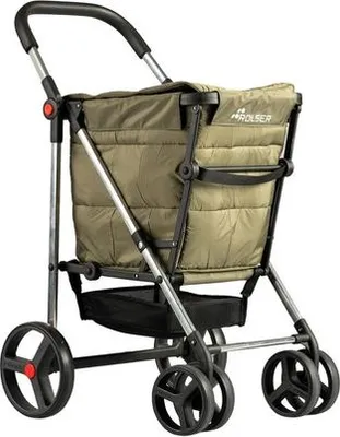 Image de Rolser BAS001-1005, Sac à roulettes, Kaki, Polyester, 50 kg