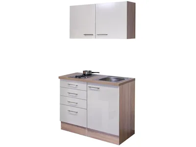 Produktbild von Miniküche - 100 cm - Kaschmir Glanz Sonoma Eiche – Neapel
